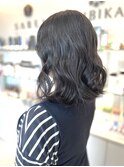 ボブ_ツヤ感アッシュブラウン