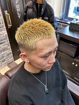 ミリオンバックス 神田店(Million Bucks) スパイキーショート/スペインカール<理容室>[メンズ/床屋/神田]