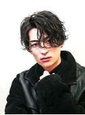 ブルーブラック流行サーフカール