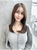 くびれヘア/顔周り/韓国/ボブ/レイヤーカット/前髪/カラー北千住