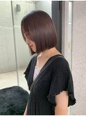 【斉藤指名】パツっとボブ 縮毛矯正