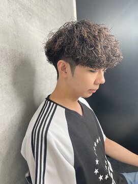 ネクスト 静岡店(NEXT) 波巻きパーマ　ブラウンマッシュ