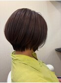 丸みショートボブ