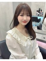 ザ パス 大名店(the path)&nbsp;レイヤーカット/ブラウンカラー/前髪カット/チョコレートカラー