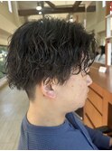 20代◎【波巻きパーマ×センターパート】で韓国風マッシュ静岡市