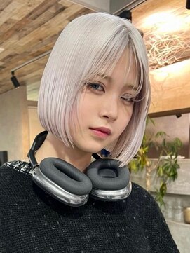 ネハス 名古屋栄店(nehus.) ブリーチ/クラゲヘアー/小顔に見せるヘア/ココアベージュ