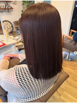 ヘッドスパ/チェリーレッド/ハイレイヤーウルフ/美髪/福島市