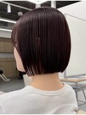 ばっさりも似合わせます☆ぱつっと暖色カラー