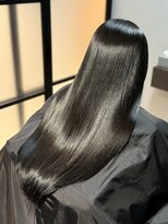 ルナス 福岡天神(LUNAS)&nbsp;【福岡大名 髪質改善】透け感の出る重たくならない暗髪