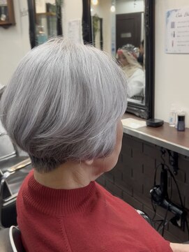 コークハットヘアーズ(Coke Hat Hairs) グレイヘア　グラボブ
