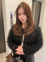 ボタン ハカタ(VOTAN hakata)&nbsp;黒髪卒業式/ブリーチなしダブルカラー/ブラウンベージュ