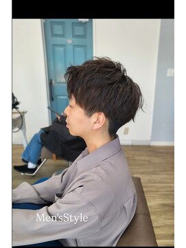 ヘアアトリエ ナイン(hair atelier nine) 刈り上げセンターパート/波巻きツイストスパイラル/福島市