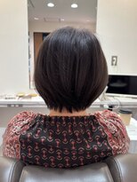 カミケンガレリア(kamiken. galleria)&nbsp;丸みのある縮毛矯正×ショートボブ【カミケンガレリア/郡山】