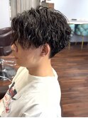 縦落ちパーマ【メンズ/パーマ/眉毛/沖縄市/美里】