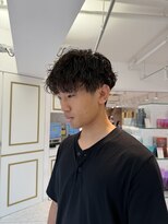 ビビディ バビディ ブー 河原町三条店(Bibbidi.bobbidi.boo) ▽メンズマッシュ/波巻きシャドウパーマ/流行パーマ