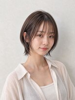 レセ 南柏店(Laissez)&nbsp;ひし形ショート/モカブラウン/大人かわいい/透明感カラー/抜け感