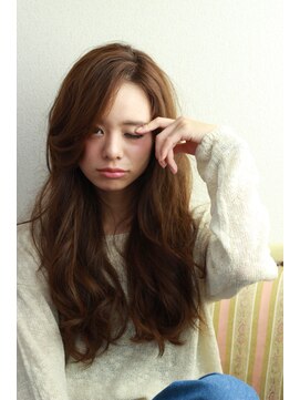 フェリシータ 総持寺店(felicita) ボディパーマで無造作ウェーブ★外国人風小顔メルトカラー！