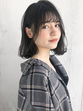 ルティア(Lutia) アッシュブルー  シースルーバング！