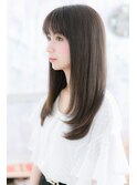 重軽スタイルでしっとり感♪うっとり美髪ストレートa