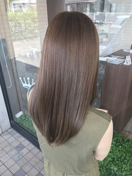 ヘアーサロン カヴィエ(hair salon covie) アッシュカラー　艶カラー　ロングヘアー
