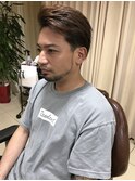かきあげツーブロック