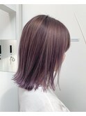 切りっぱなし×ピンクパープル☆