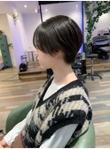 黒髪_ハンサムショート