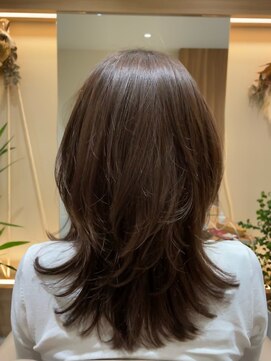 マイサロン(MY salon) 大人アッシュのミディアムヘア
