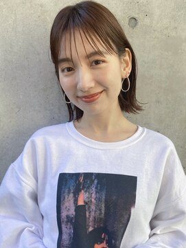 サーカス バイ ビュートリアム 青山(CIRCUS by BEAUTRIUM) 30代　40代　結べるボブ　ミディアムボブ　前髪あり　小顔　青山