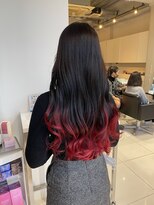 アライブ ハラジュク(ALIVE harajuku)&nbsp;ガーネットレッド逆グラデーション　ryota