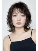 くるくるウルフボブ×プラチナグレージュカラー横浜鶴ヶ峰美容室