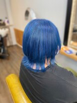 トルチェ(toRtue) 青髪ウルフ ブルーカラー