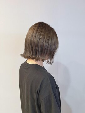 ブロッサム 東中野店 大人可愛い透明感ブリーチなしくすみカラー小顔プリカール