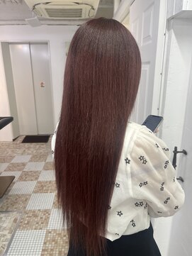 ハイエクステンション 京都駅前店(Hi-Extension) 暗めレッドカラー ★ mao_30