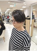 刈り上げショート/カット/透明感カラー/平塚美容室
