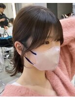 韓国レイヤー/韓国風/ボブ/髪質改善/黒髪/ブリーチなし〔池袋〕