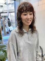 ソイ コンク 下北沢(soi conc)&nbsp;ミディアムパーマ/顔まわりレイヤー/パーマ◎ 下北沢