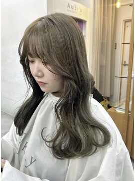 キイ ギンザ(k.e.y GINZA) ミルクティーベージュ＋顔周りレイヤー