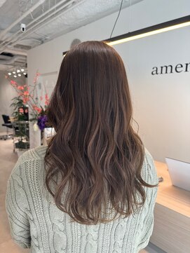 アメリ(ameri) 【ameri satomi】透明感カラー☆ミルクティーベージュ