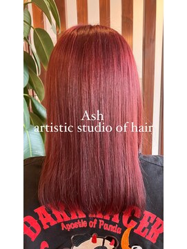 アッシュ アーティスティック スタジオ オブ ヘア(Ash artistic studio of hair) チェリーレッド