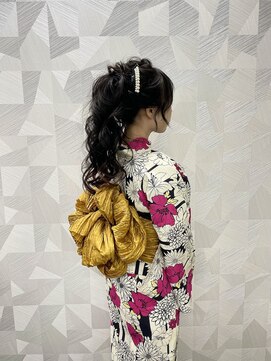 スタジオプレシャス 浴衣レンタルヘアセット