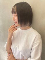 ココ なかもず店(COCO)&nbsp;レイヤーカット/ボブ/髪質改善/チェリーブラウン