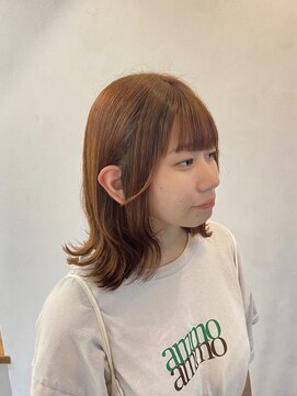 トワ(toi) オレンジブラウン/ブリーチなしダブルカラー/横浜/横浜駅