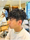 ツイストスパイラルパーマツイストパーマメンズパーマ刈り上げ