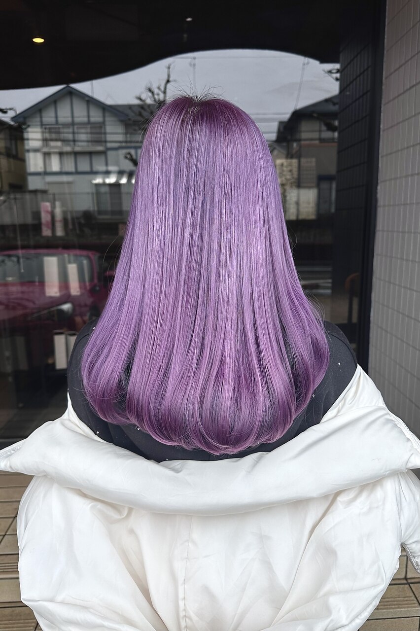 グレープパープル：L226410415｜ダイス(Dice)のヘアスタイル