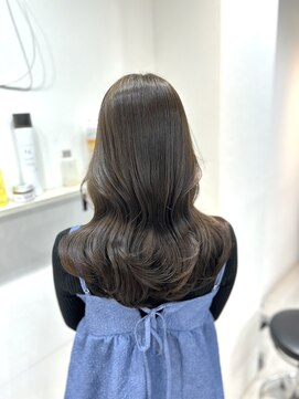 アイズ 横浜(IS) 【JUNKI指名】オリーブグレージュ/横浜/髪質改善