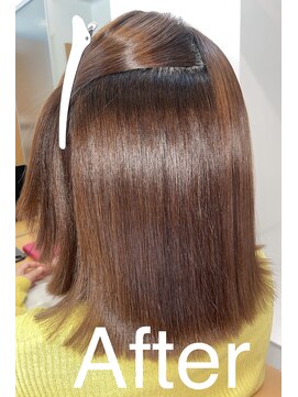 スリーク(SLEEK) SLEEK式髪質改善【縮毛矯正】　アフター内側