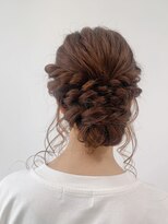 テーラヘアープラス 木更津2号店(TELA HAIR+)&nbsp;ロープ編みシニヨン