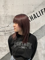 カリファ 田町(KHALIFA)&nbsp;ミディアムレイヤー×ウルフ×くびれ×内巻き 20代30代40代