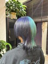 ヴァイス 渋谷店(VAICE)&nbsp;ツートンカラー/ブルーラベンダー/ターコイズ